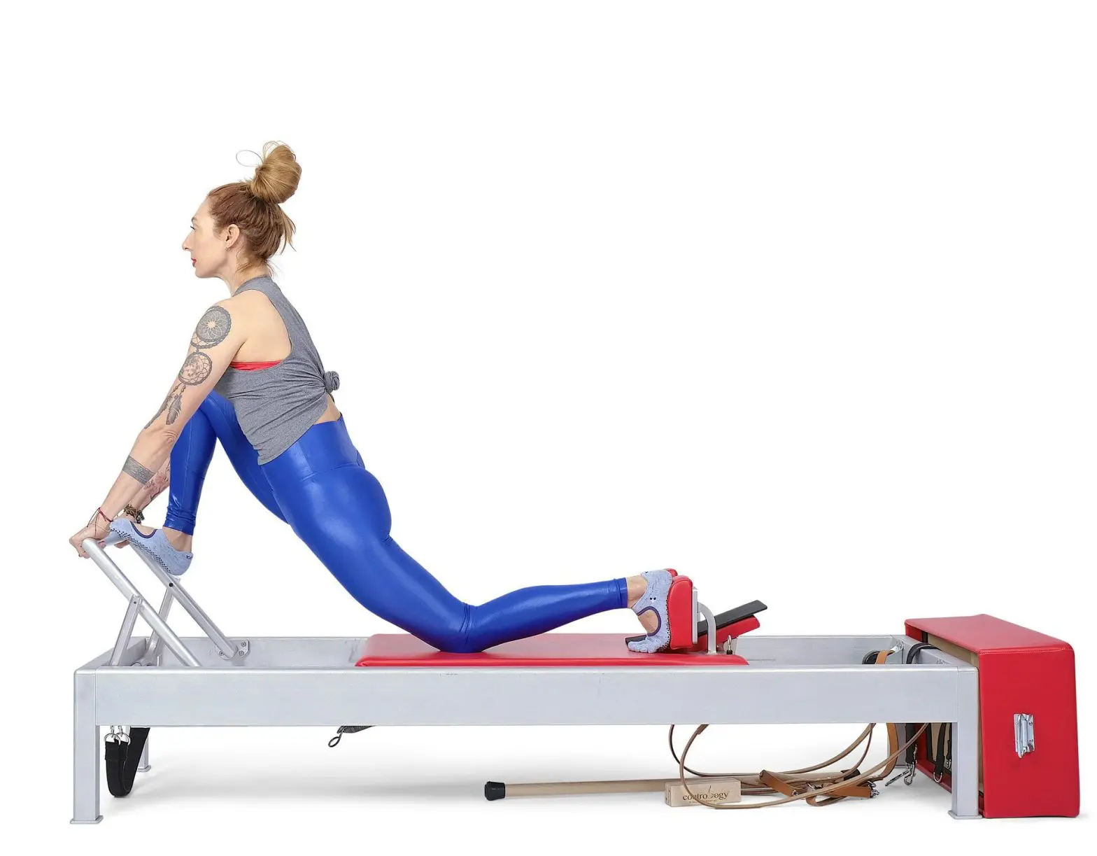 Front-Splits-on-the-Reformer Online Pilates Classes