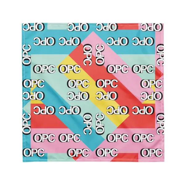 opc logo v4 all over print bandana