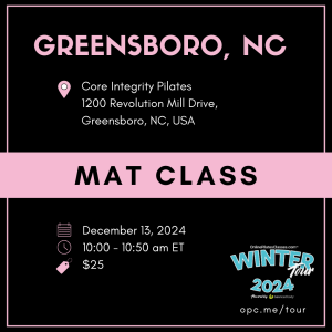 dec. 13 '24 10:00am et greensboro nc mat class online pilates classes