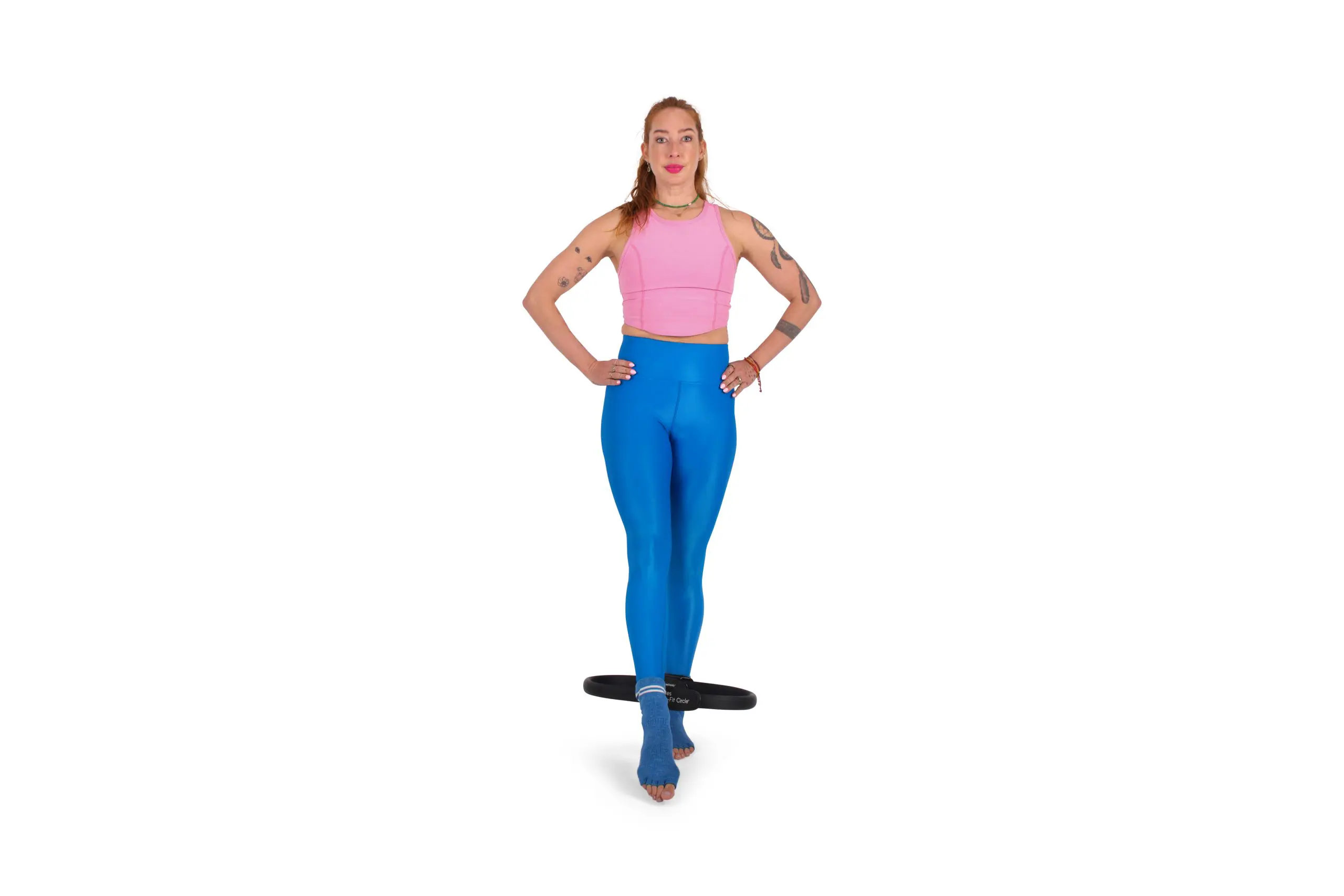 legs outside with the magic circle online pilates classes
