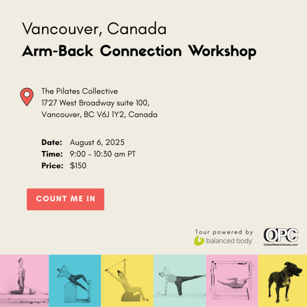 aug. 6 '25 9:00am pt vancouver canada arm back connection workshop