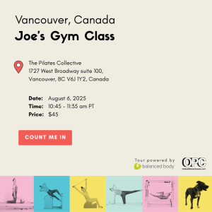 aug. 6 '25 10:45am pt vancouver canada joe's gym class