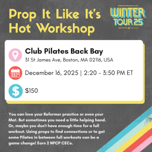 dec. 16 ’25 2:20pm et boston ma prop it like it's hot workshop