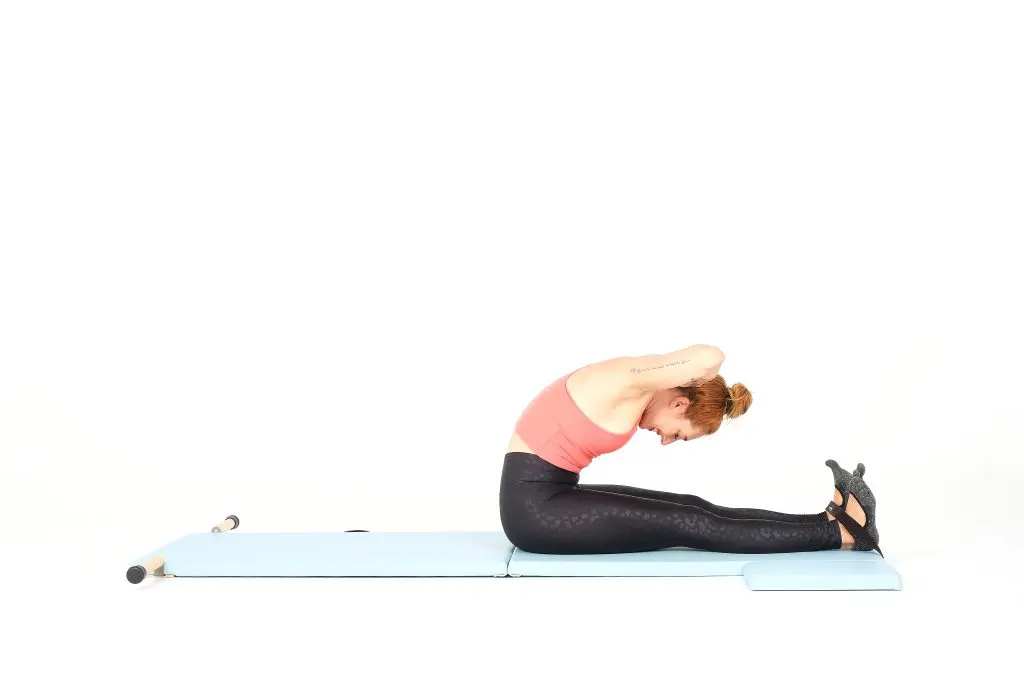neck pull on the mat online pilates classes
