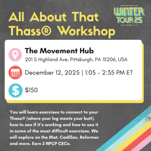 dec. 12 ’25 1:05pm et pittsburgh pa all about that thass® workshop