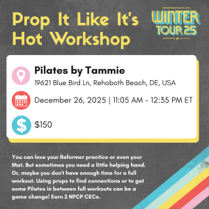 dec. 26 '25 11:05am et rehoboth beach de prop it like it's hot workshop