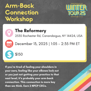 dec. 13 '25 1:05pm et rochester ny arm back connection workshop