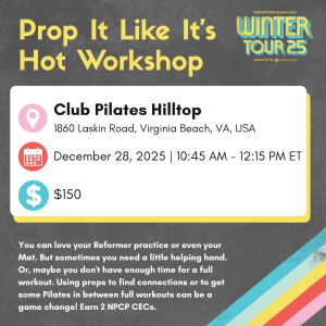dec. 28 '25 10:45am et virginia beach va prop it like it's hot workshop