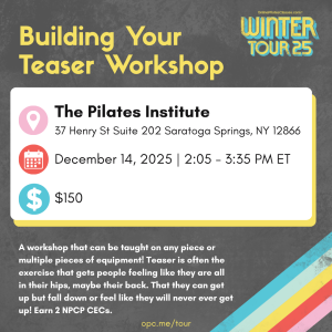 dec. 14 '25 2:05pm et saratoga springs ny building your teaser workshop