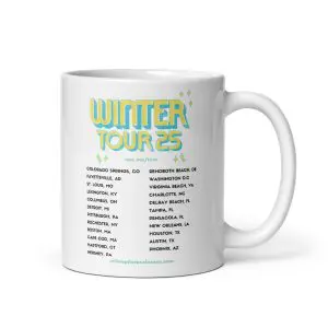 OPC 2025 Winter Pop Up Tour - White glossy mug