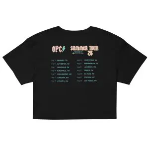 2026 OPC Summer Tour Women’s crop top