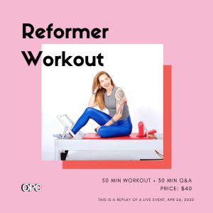 A Reformer Workout + Q&A with Lesley Logan