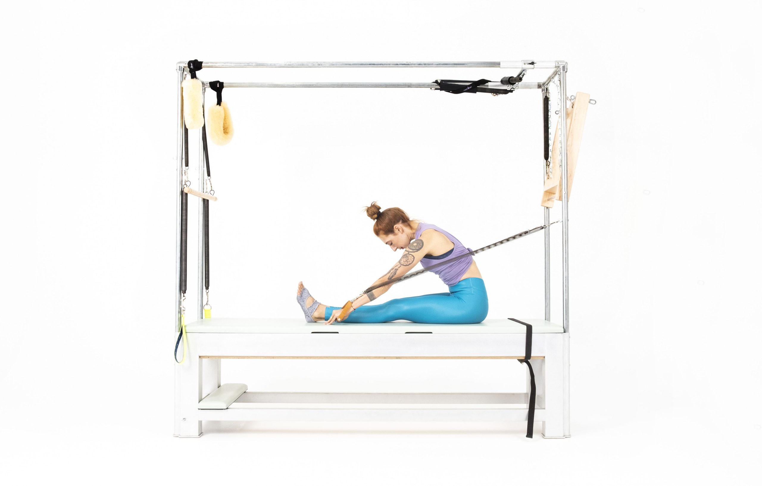 Rowing 4 From the Hips with Arm Springs on the Cadillac or Tower Online Pilates Classes