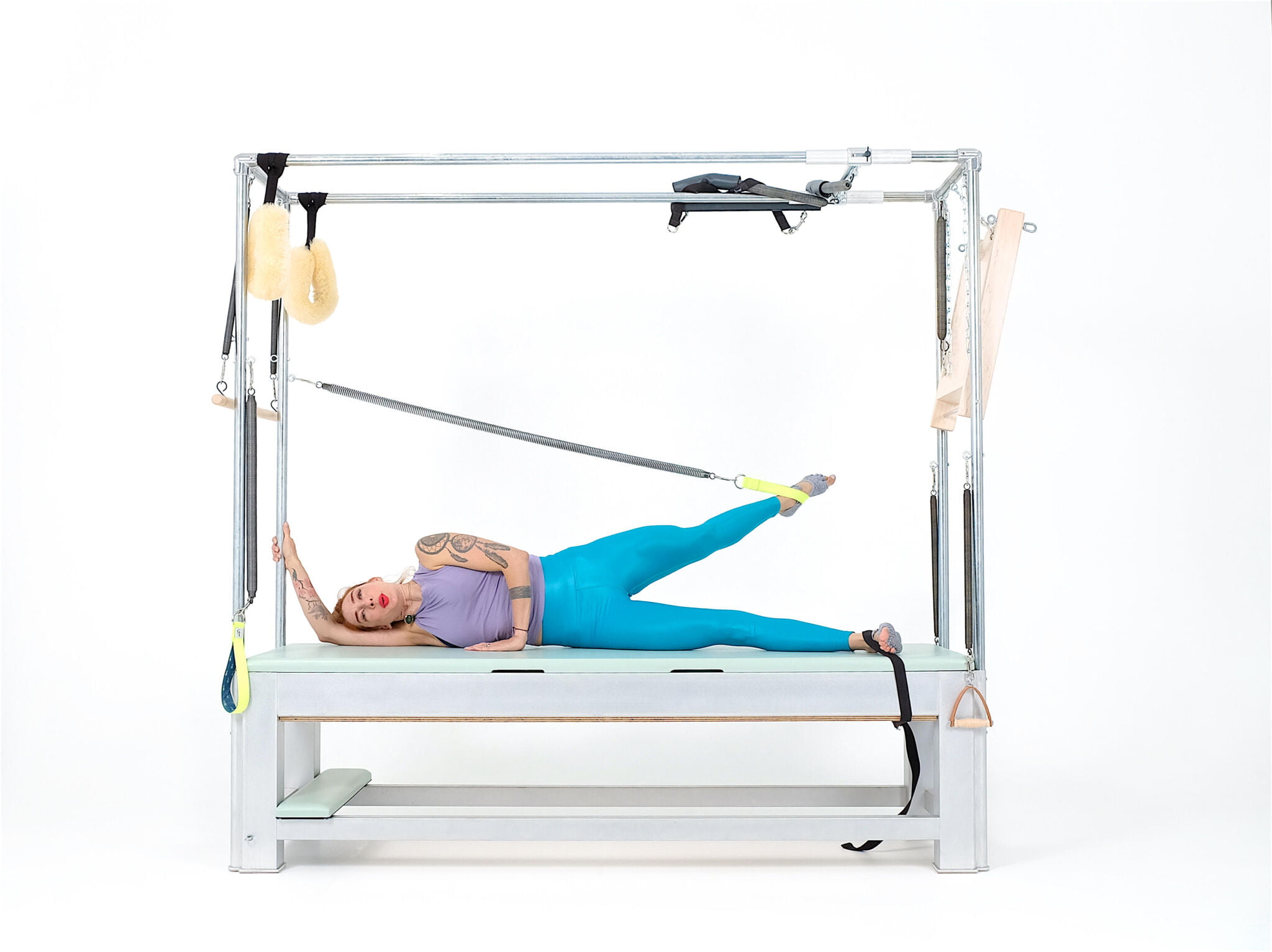 Side Leg Springs Big Circles on the Cadillac or Tower Online Pilates Classes