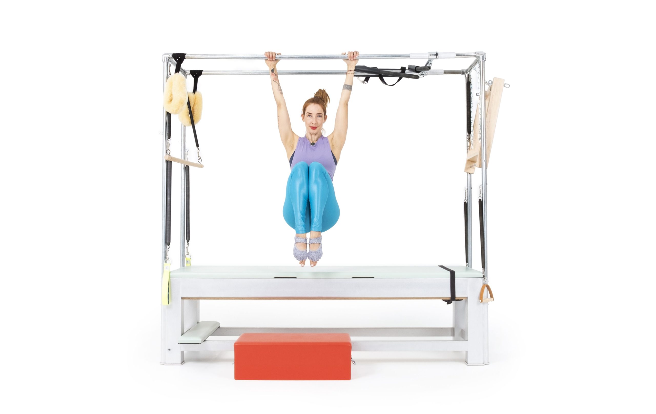 Pull-Up-Prep-on-the-Cadillac Online Pilates Classes