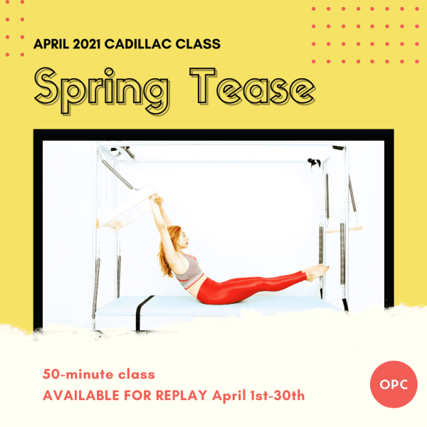 SQUARE Cadillac-April-2021-Monthly-50-Min-Class - Online Pilates Classes