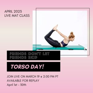 April 50-Minute Mat Class - Live with Replay