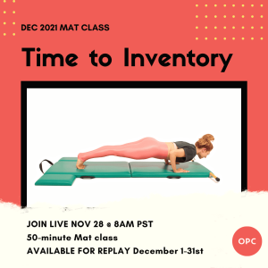 December 50-Minute Mat Class - Live with Replay