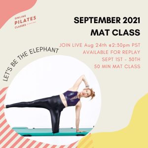 September 50-Minute Mat Class - Live with Replay