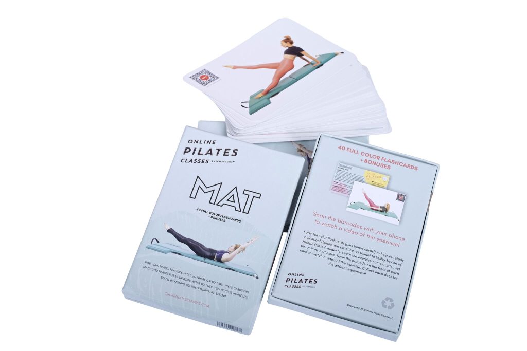 Pilates Mat Flashcards – Deck of 42 Study Cards | OPC