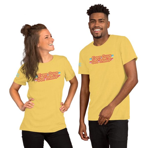 unisex-staple-t-shirt-yellow-front-6349a388e5344 - Online Pilates Classes