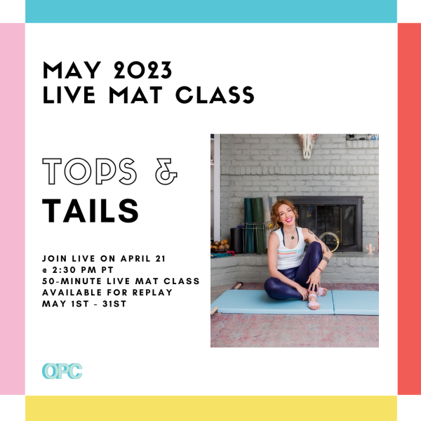 May 2023 Monthly 50-Min Class - Mat Square Online Pilates Classes