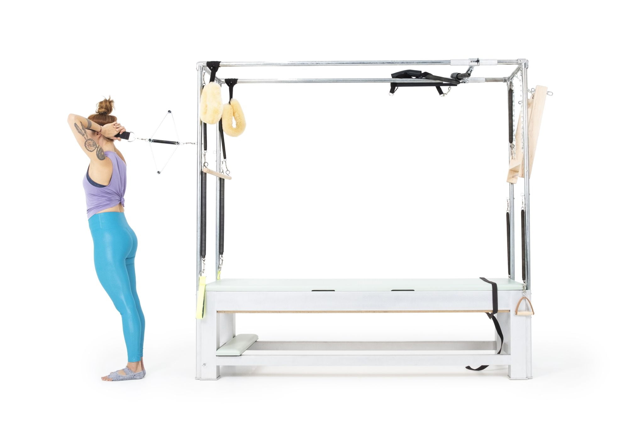 Standing Series with Neck Stretcher on the Cadillac or Tower Online Pilates Classes
