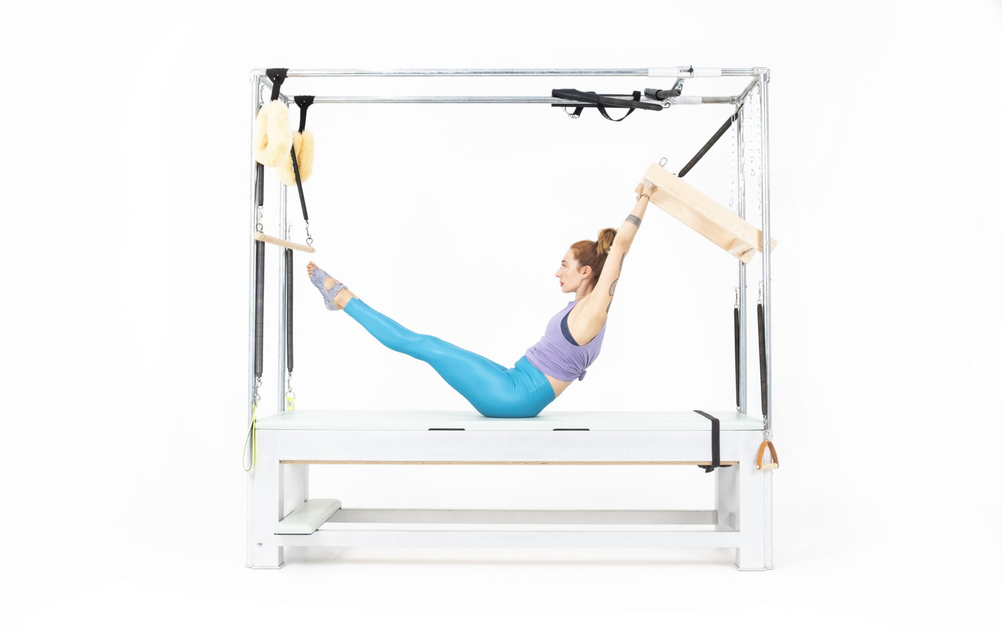 Teaser-with-Push-Thru-Bar-on-the-Cadillac-or-Tower-Online-Pilates-Classes-scaled