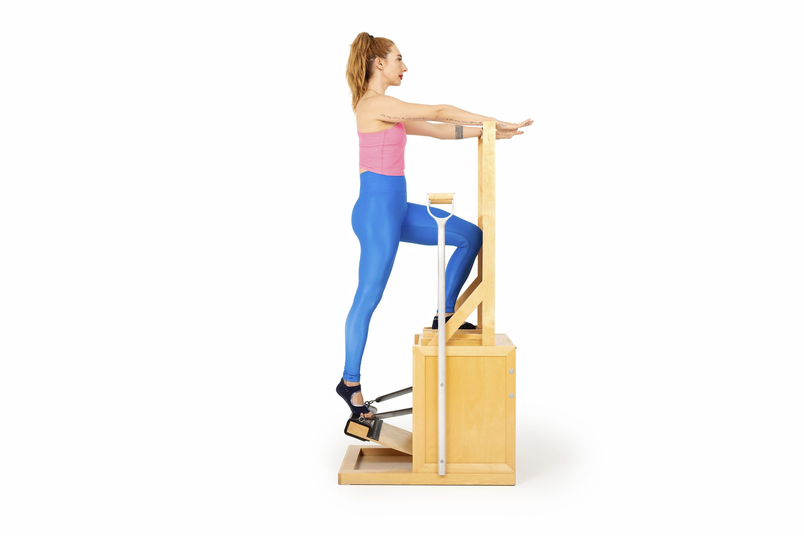 going up front on the high chair online pilates classes
