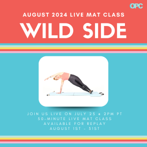 august 2024 monthly 50 min class mat square online pilates classes