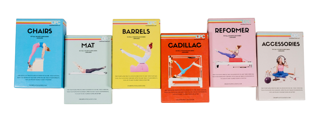 series of 6 decks online pilates classes